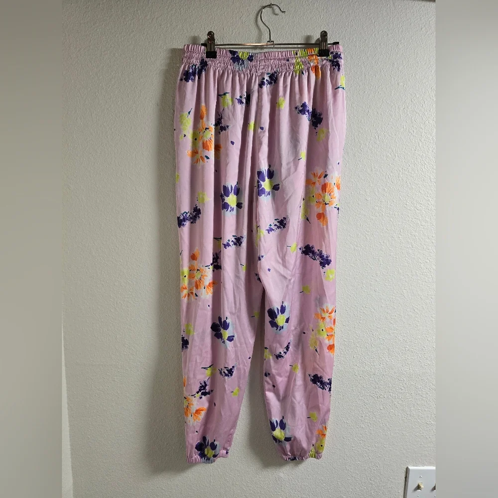 Savage X Fenty Pink Floral Joggers - Picture 3 of 5
